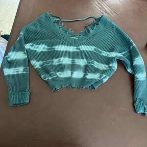 Forever 21 Teal Knit Sweater